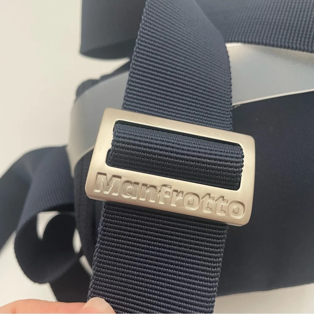 Manfrotto New Navy Blue Amica 10 Camera Accessory Shoulder Bag Stile Plus